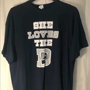 Dallas Cowboys Tshirt She Loves The D Size 2XL GUC